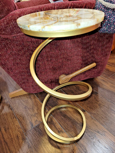 Modern round marble - round, top