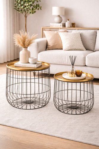 Hege set brass finish top - brass,