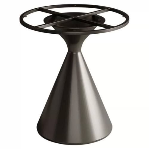 Tapered cone side table base - side,