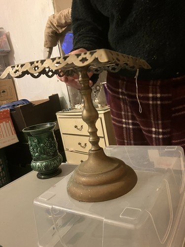 Small brass ornate - small, table
