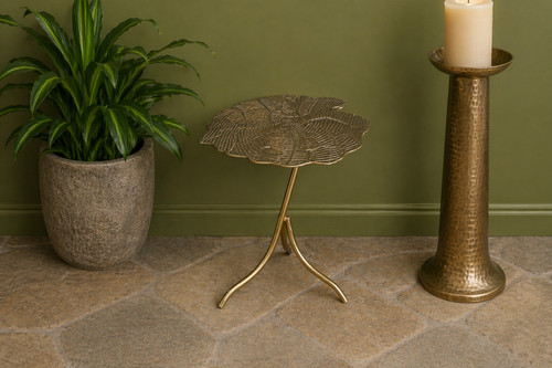 Leaf design metal - leaf, side