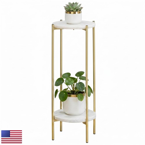 Alpome gold plant stand tier - stand,