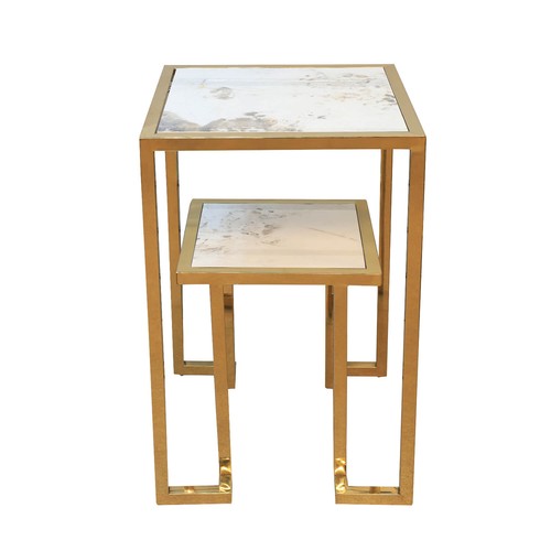Sintered stone coffee console - stone,