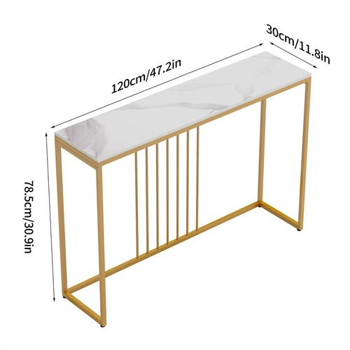 Modern console table white - console,